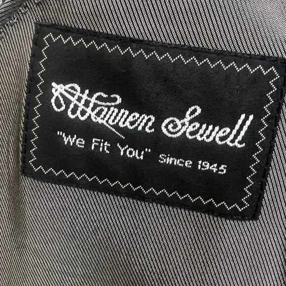 Warren Sewell Dress Jacket Blazer 44L 100% Wool Houndstooth  two button - Picture 9 of 12